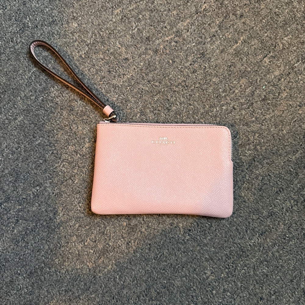 Coach Soft Pink Wristlet